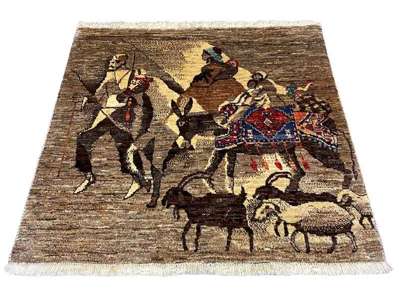 Qashqai Exklusiv (88x78cm) - German Carpet Shop