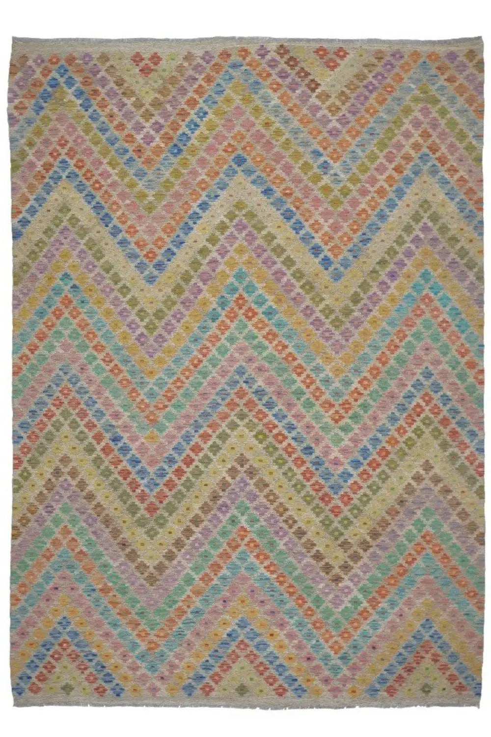 Kelim - Afghan (298x210cm) - German Carpet Shop
