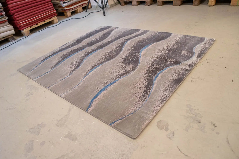Designer Rug by Pascal Walter - Beach (154x183cm) - German Carpet Shop