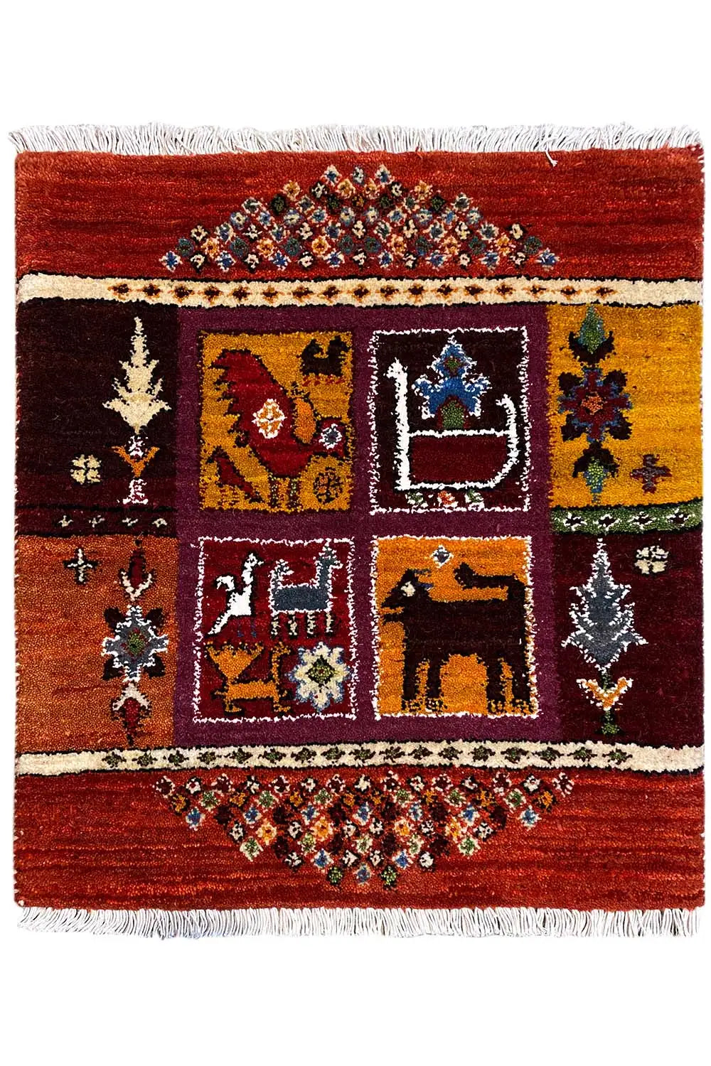 Gabbeh Lori Iran - (66x59cm) - German Carpet Shop