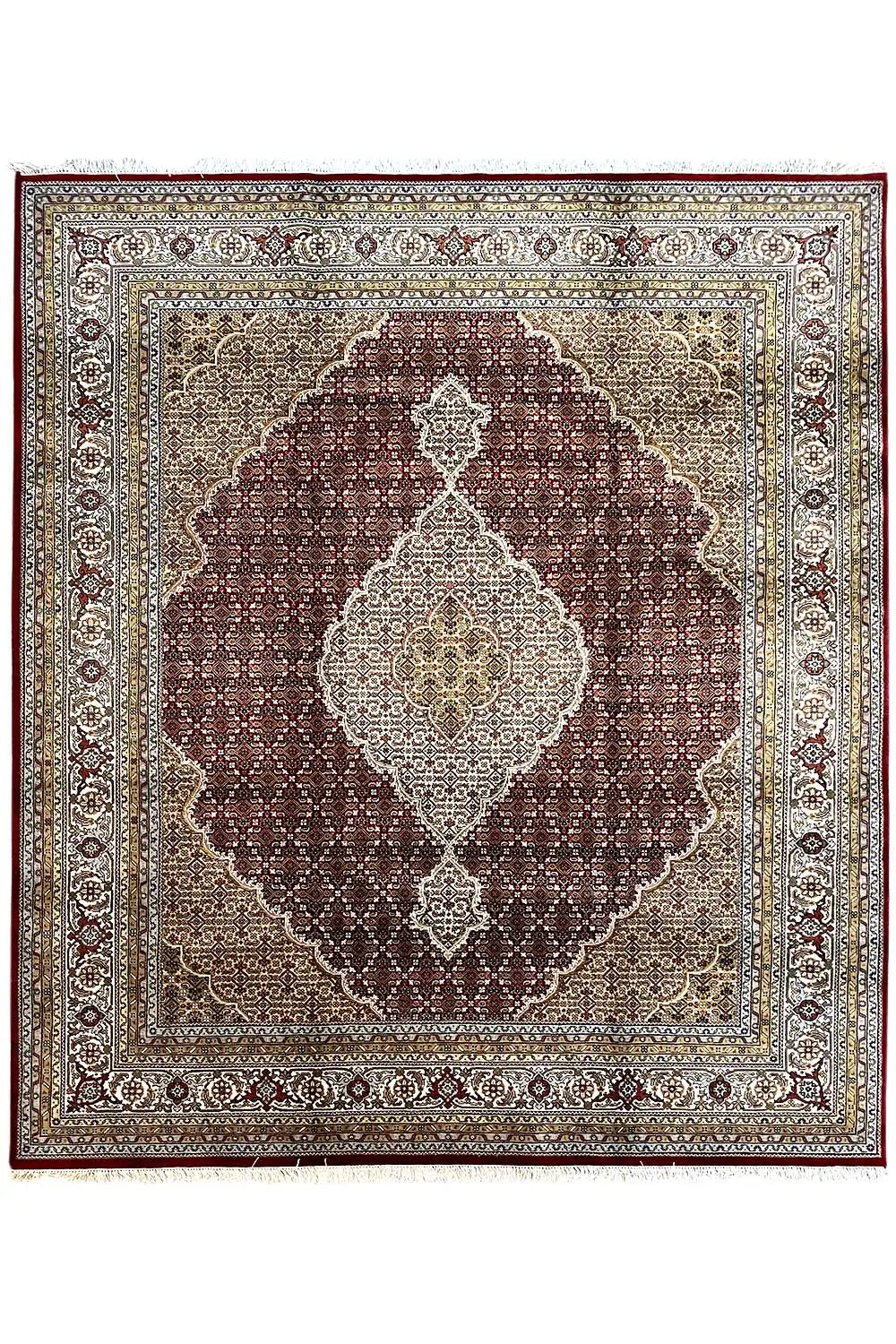Indo Täbriz Teppich - (303x246cm) - German Carpet Shop
