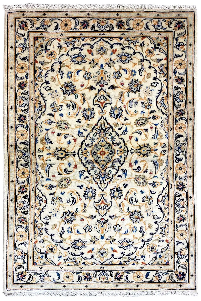 Keshan - Beige (147x103cm) - German Carpet Shop