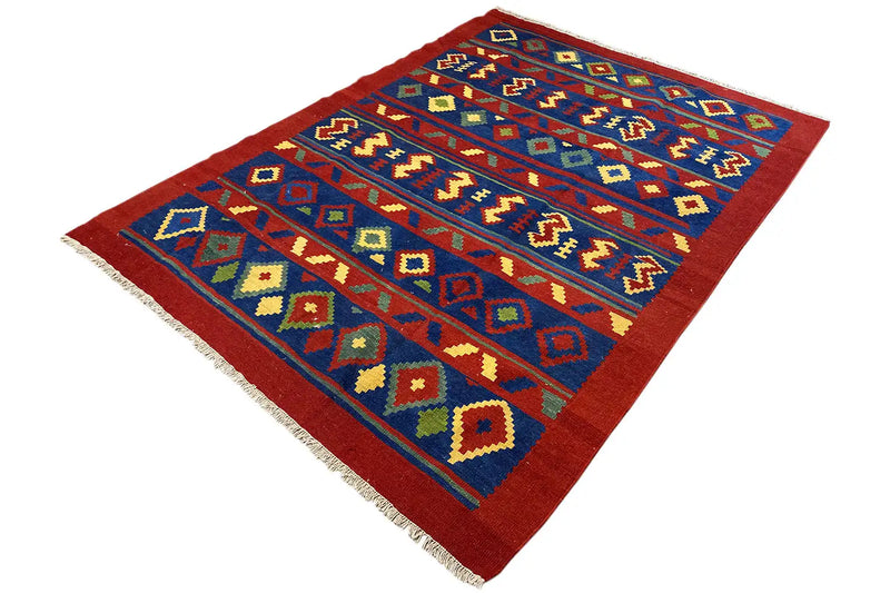 Kilim Qashqai  - 802422 (235X170cm) - German Carpet Shop