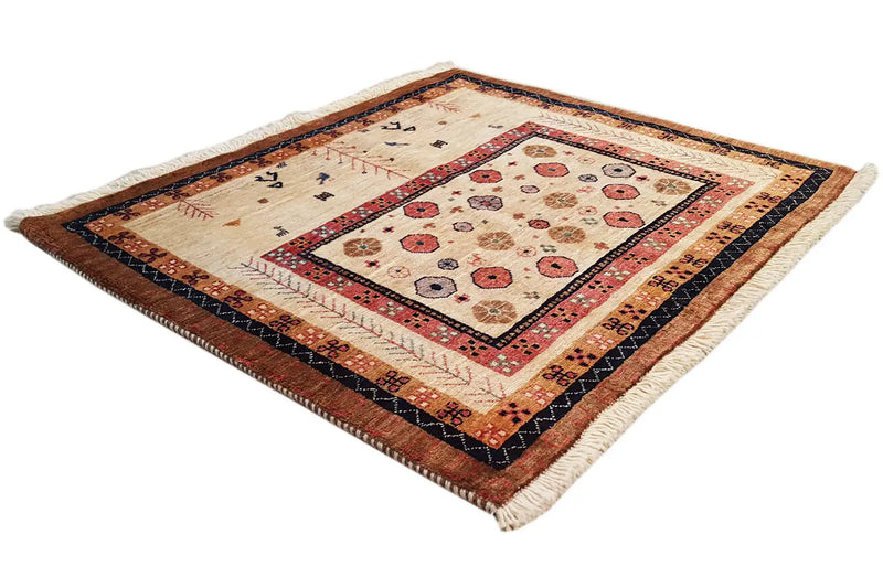 Qashqai Exklusiv 303649 - (90x79cm) - German Carpet Shop