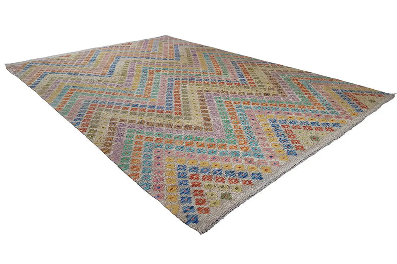 Kelim - Afghan (298x210cm) - German Carpet Shop