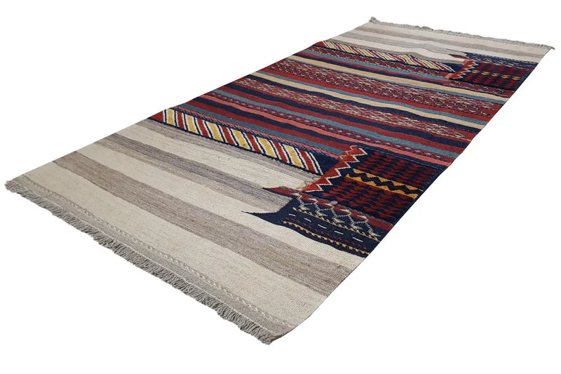 Bakhtiari Kelim- 905427 (212x105m) - German Carpet Shop