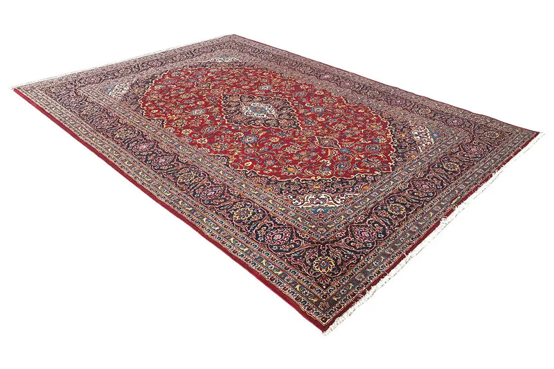 Keshan - Rot (354x253cm) - German Carpet Shop
