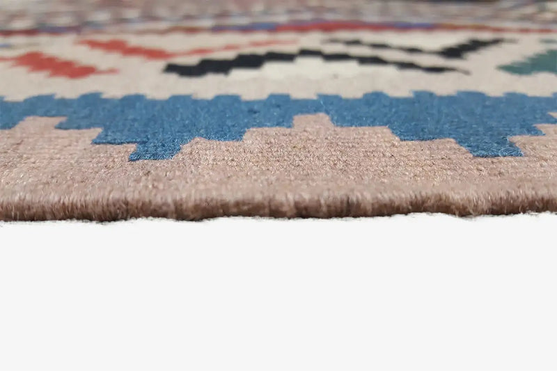 Kilim Qashqai - Multicolor 16PL 155x107cm - German Carpet Shop
