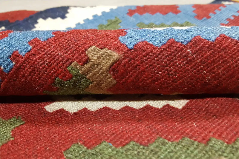 Kilim Qashqai - Multicolor 17PL 154x104cm - German Carpet Shop