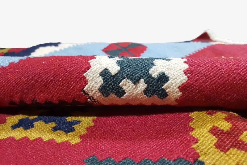 Kilim Qashqai - Multicolor 19PL 152x107cm - German Carpet Shop