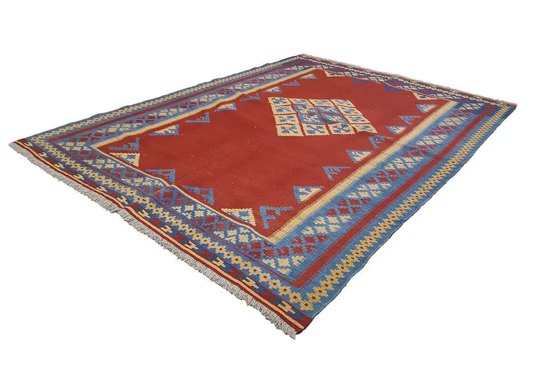 Kilim Qashqai  - 802402 (217x155cm) - German Carpet Shop