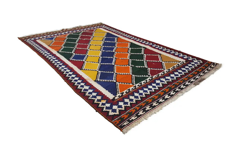 Kilim Qashqai  - 802414 (201x128cm) - German Carpet Shop