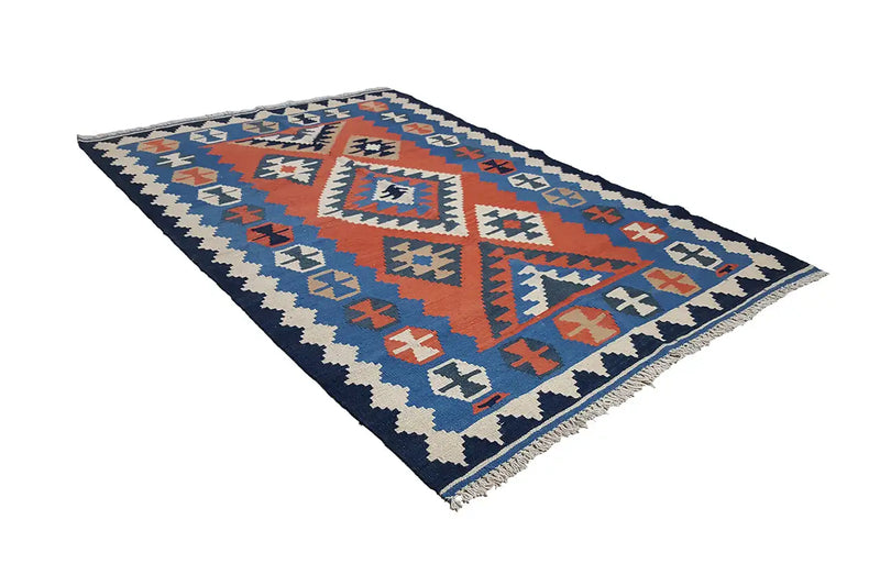 Kilim Qashqai  - 802425 (181x120cm) - German Carpet Shop