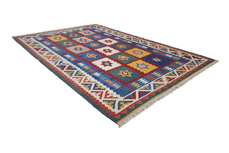 Kilim Qashqai  - 802428 (250x168cm) - German Carpet Shop