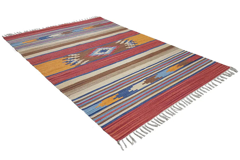 Moderner Kelim - Samak Multicolor - German Carpet Shop