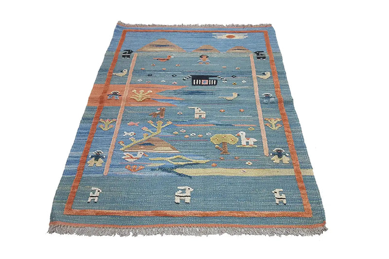 Kilim Qashqai  - 800599 (119x84cm) - German Carpet Shop