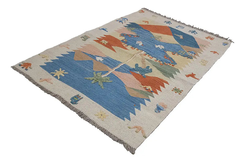 Kilim Qashqai  - 800608 (112x83cm) - German Carpet Shop