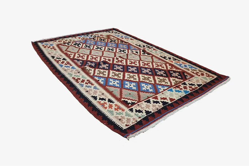 Kilim Qashqai - Multicolor 3PL 153x105cm - German Carpet Shop