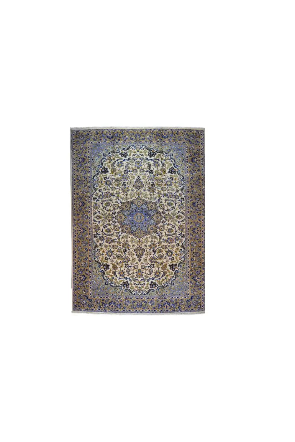 Keshan - Beige (305x192cm) - German Carpet Shop