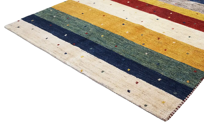 Gabbeh - Bunt (193x143cm) - German Carpet Shop
